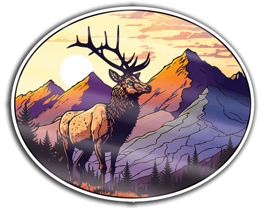 Elk Sticker - Sticker