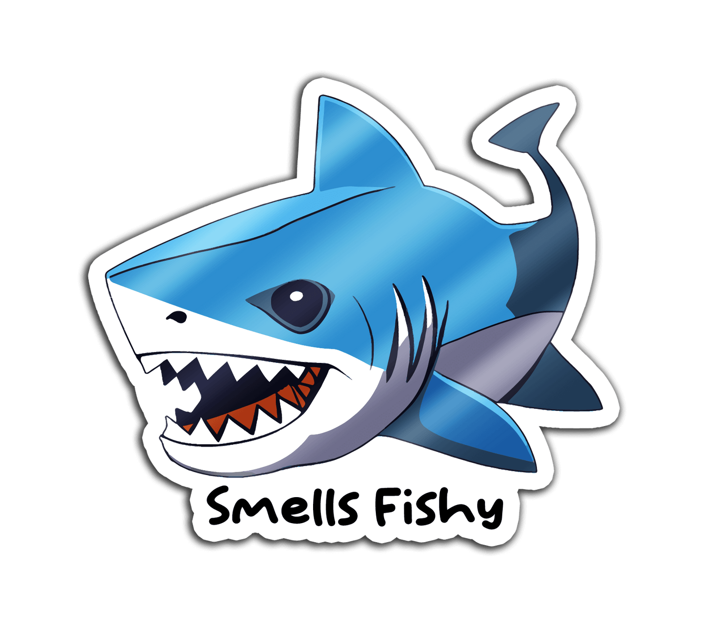 Shark - Fishy - Sticker