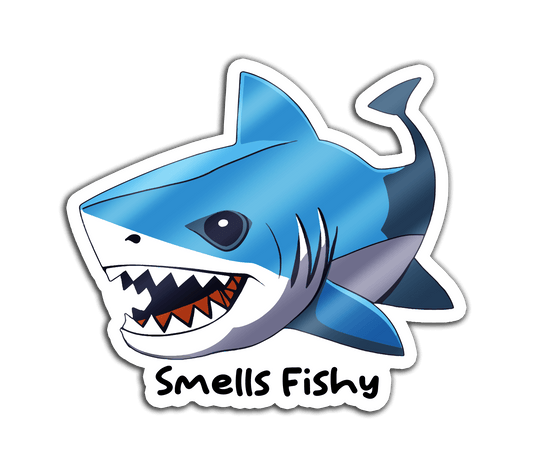 Shark - Fishy - Sticker