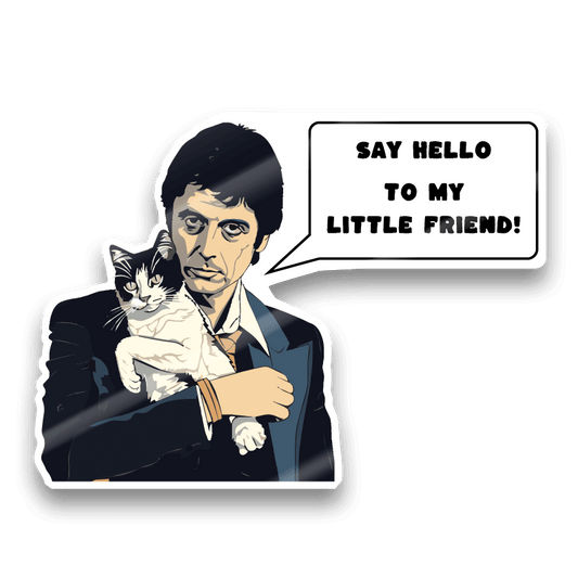 Scarface - Little Friend Sticker